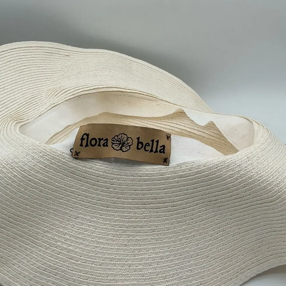Flora Bella Sun Hat with Shell Accents